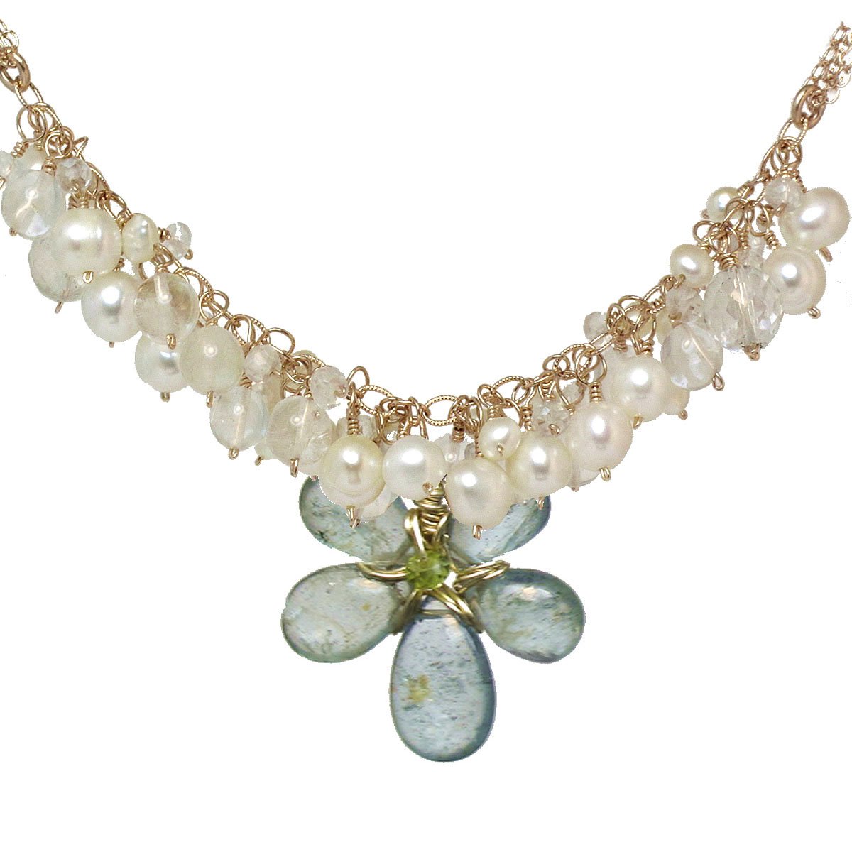 The Island Pearl | Aquamarine and Freshwater Pearl Necklace | Artfully  Elegant — Handmade Jewelry & Handcrafted Gifts